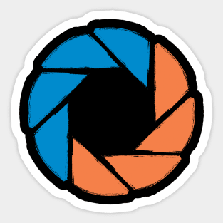 Aperture Science Reticle Logo Sticker